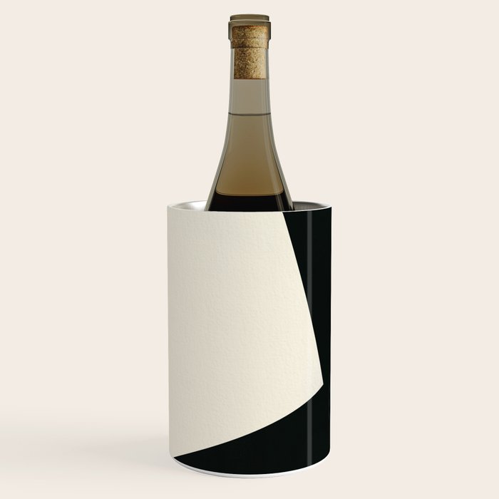 Geometric gray black design 2 Wine Chiller Gallery Image 1