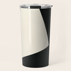 Geometric gray black design 2 Travel Mug Gallery Image 1