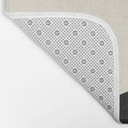 Geometric gray black design 2 Bath Mat Gallery Image 2