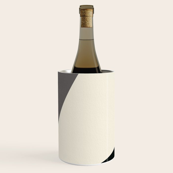 Geometric gray black design 2 Wine Chiller Gallery Image 2