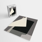 Geometric gray black design 2 Jigsaw Puzzle Gallery Image 2