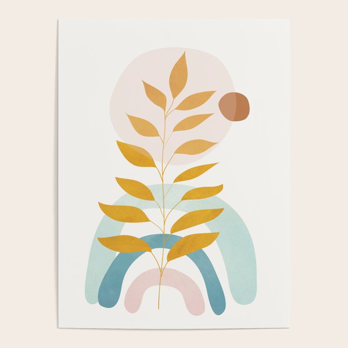 Soft Abstract Shapes 09 Poster Gallery Image 4