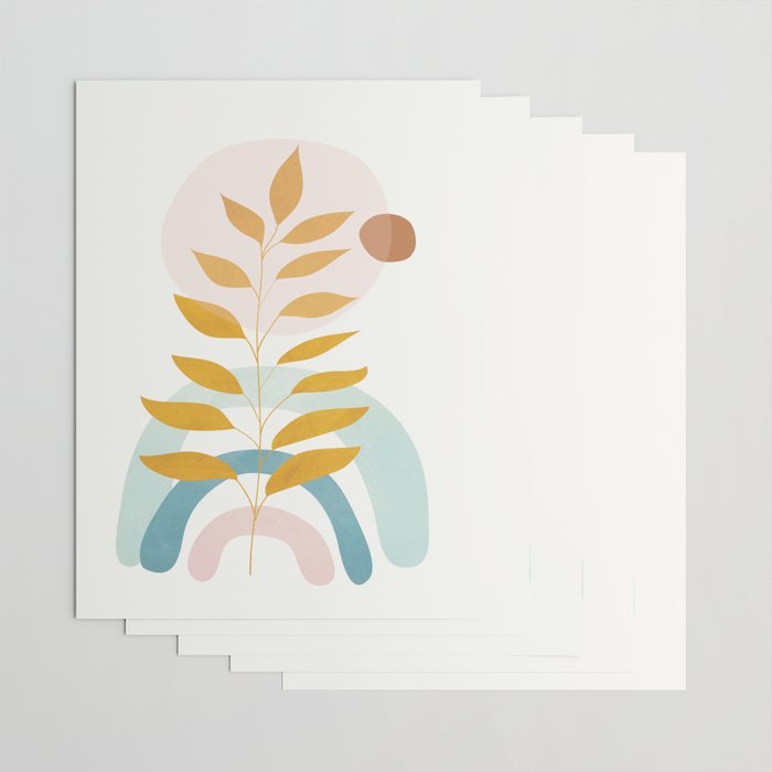 Soft Abstract Shapes 09 Wrapping Paper Gallery Image 3
