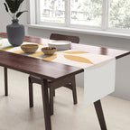 Soft Abstract Shapes 09 Table Runner Gallery Image 2