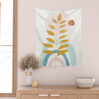Soft Abstract Shapes 09 Wall Tapestry Gallery Image 2