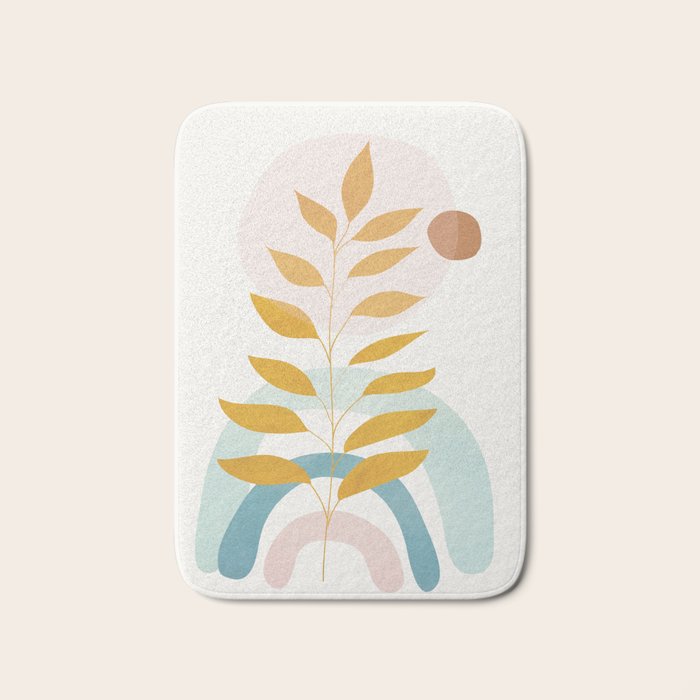 Soft Abstract Shapes 09 Bath Mat Gallery Image 1