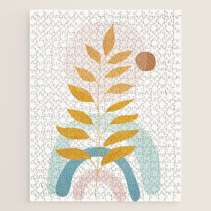 Soft Abstract Shapes 09 Jigsaw Puzzle Gallery Image 1