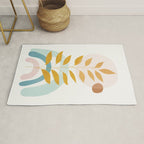 Soft Abstract Shapes 09 Rug Gallery Image 1