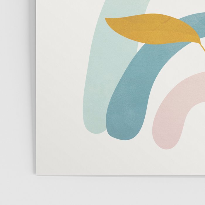 Soft Abstract Shapes 09 Poster Gallery Image 3
