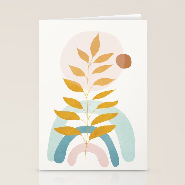 Soft Abstract Shapes 09 Stationery Card Gallery Image 1