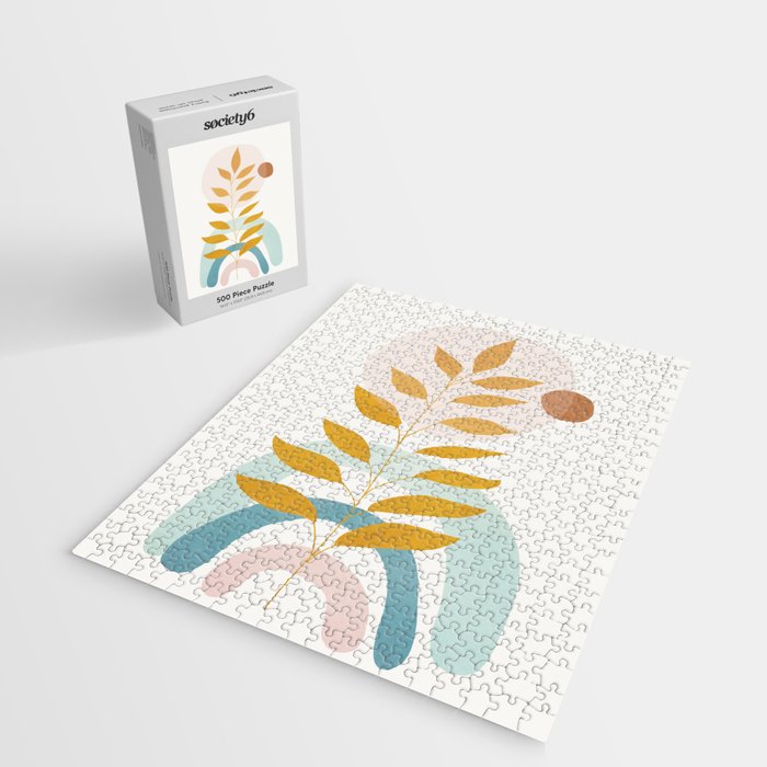Soft Abstract Shapes 09 Jigsaw Puzzle Gallery Image 2