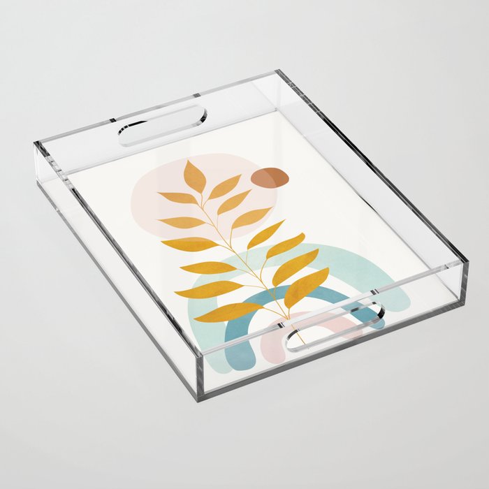 Soft Abstract Shapes 09 Acrylic Tray Gallery Image 1