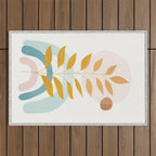 Soft Abstract Shapes 09 Outdoor Rug Gallery Image 1