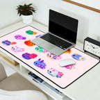 Flower sea slug - pastel Desk Mat Gallery Image 2