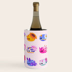 Flower sea slug - pastel Wine Chiller Gallery Image 3
