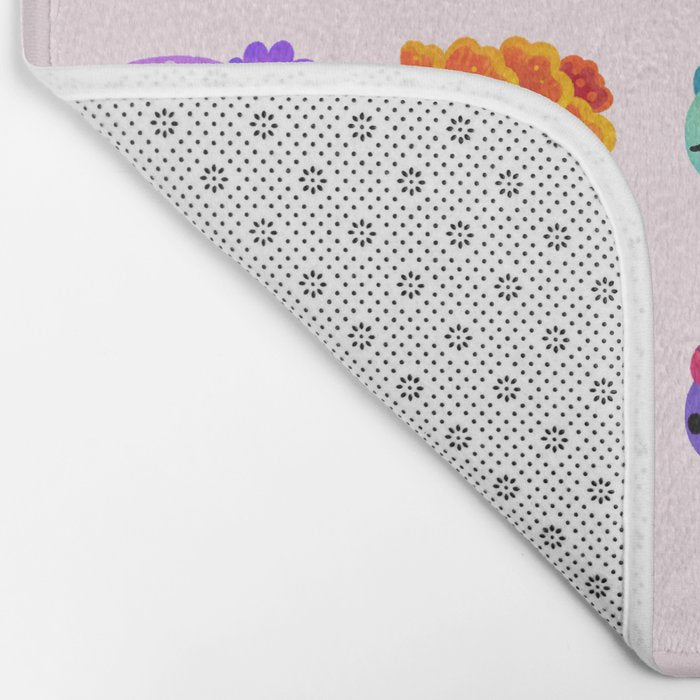 Flower sea slug - pastel Bath Mat Gallery Image 2