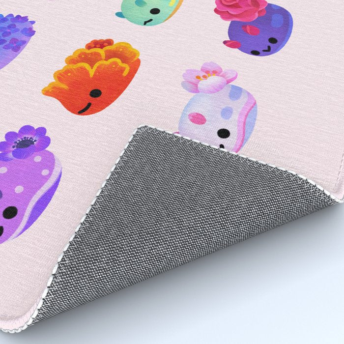Flower sea slug - pastel Rug Gallery Image 4
