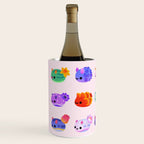 Flower sea slug - pastel Wine Chiller Gallery Image 2