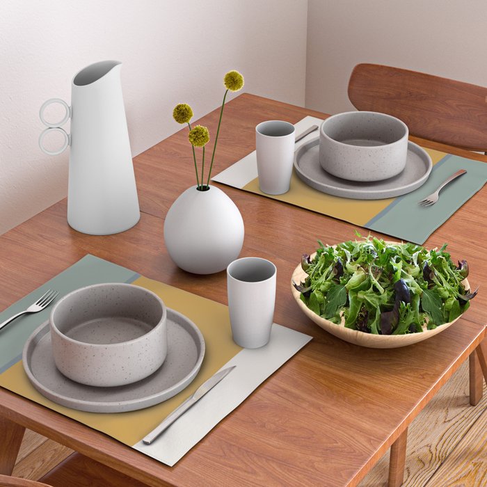 Contemporary Color Block XXVIII Placemat Gallery Image 2