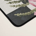 Moonlit Hollow Vintage Checkered Floral Desk Mat Gallery Image 4