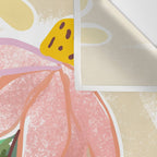 Chalky coneflowers still life Wall Tapestry Gallery Image 3