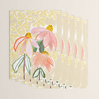 Chalky coneflowers still life Wrapping Paper Gallery Image 3