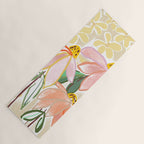 Chalky coneflowers still life Yoga Mat Gallery Image 1