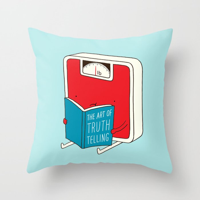 The art of Truth Telling Throw Pillow Gallery Image 6