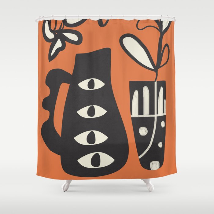 Surreal Flora 5 Shower Curtain Gallery Image 1