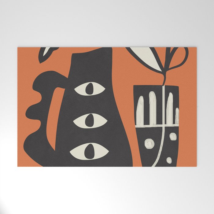 Surreal Flora 5 Welcome Mat Gallery Image 1