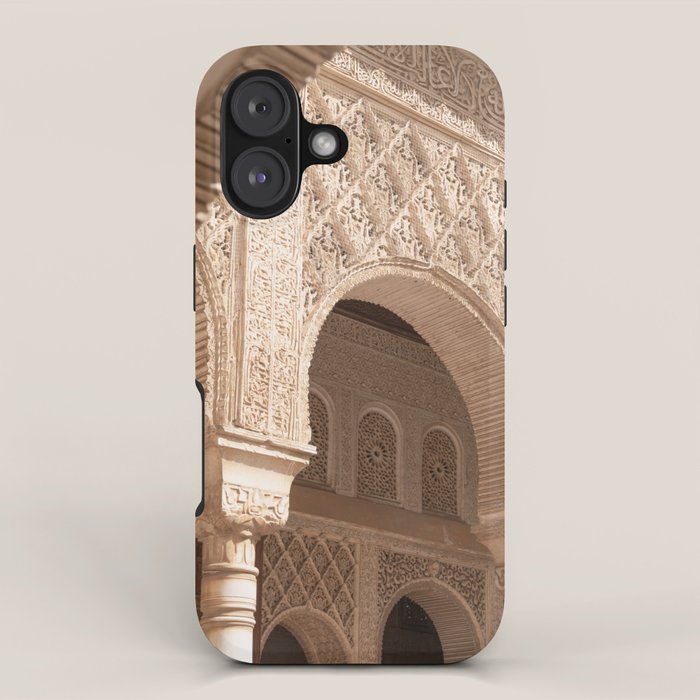 Islamic Architecture - Alhambra Granada Spain Photography iPhone Case Gallery Image 1