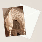 Islamic Architecture - Alhambra Granada Spain Photography Stationery Card Gallery Image 2