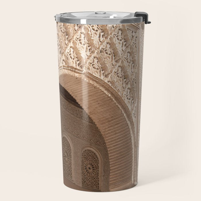 Islamic Architecture - Alhambra Granada Spain Photography Travel Mug Gallery Image 2
