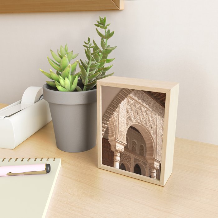 Islamic Architecture - Alhambra Granada Spain Photography Mini Art Print Gallery Image 2