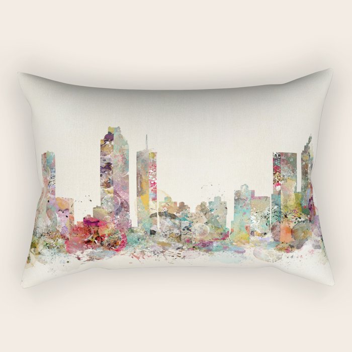 Atlanta georgia skyline Rectangular Pillow Gallery Image 1