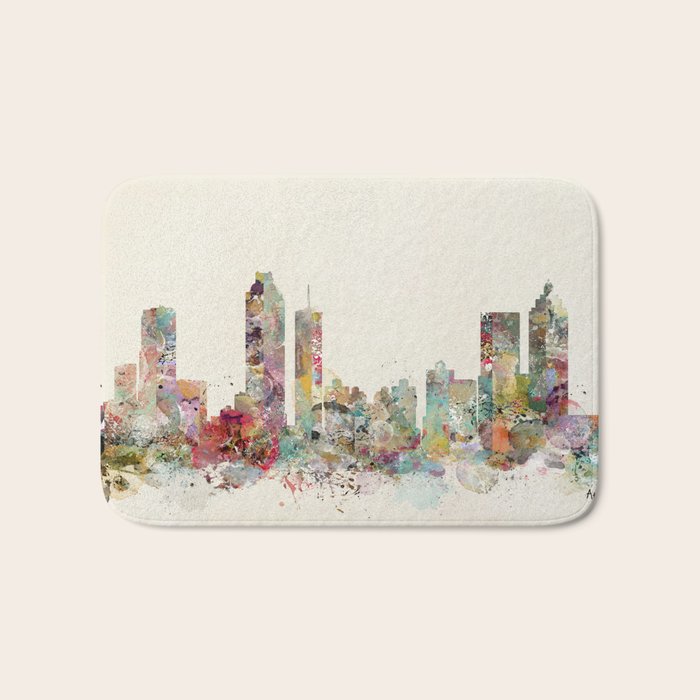 Atlanta georgia skyline Bath Mat Gallery Image 1