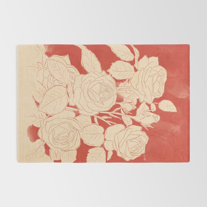 White Roses  Rug Gallery Image 2