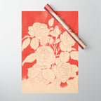White Roses  Wrapping Paper Gallery Image 1