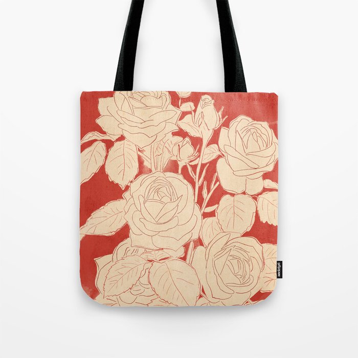 White Roses  Tote Bag Gallery Image 1