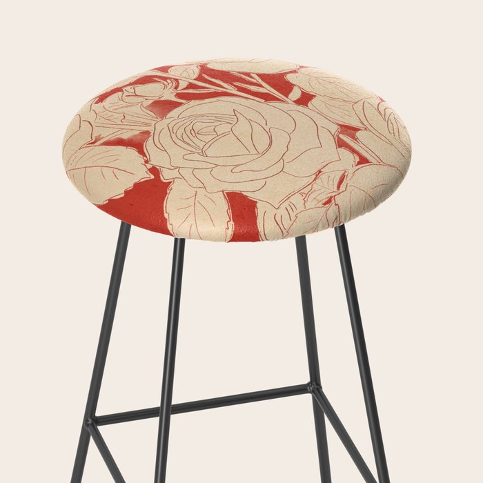White Roses  Stool Gallery Image 2