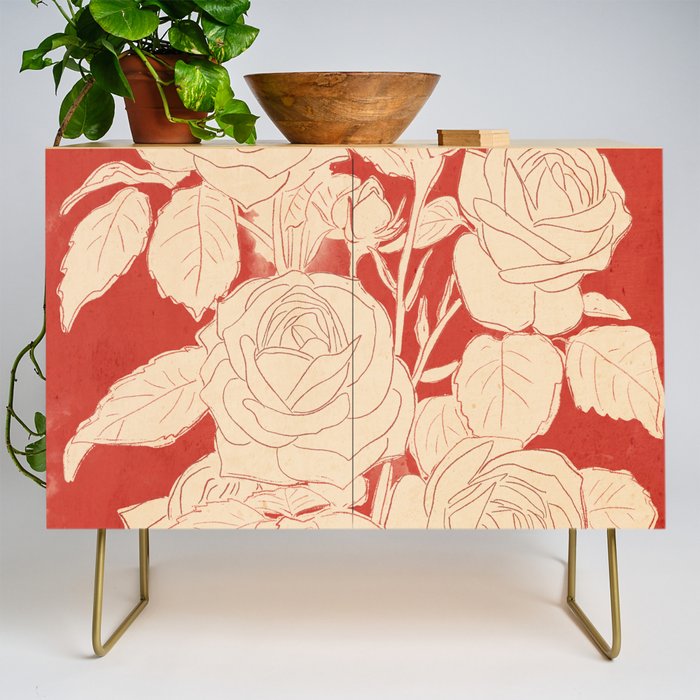 White Roses  Credenza Gallery Image 1