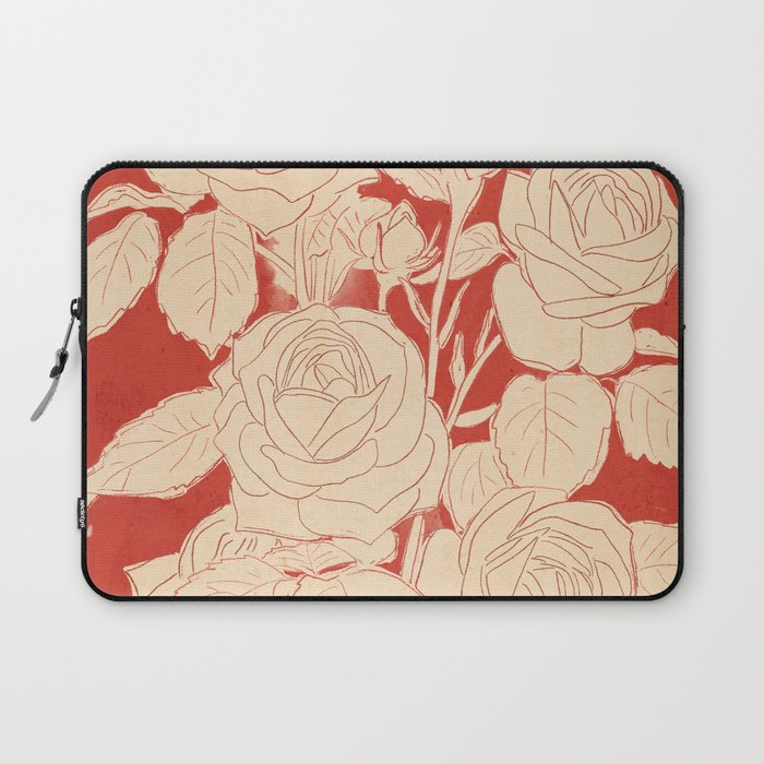 White Roses  Laptop Sleeve Gallery Image 1