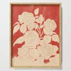 White Roses  Serving Tray Gallery Image 1