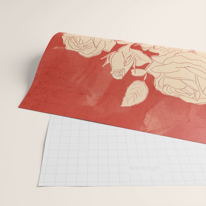 White Roses  Wrapping Paper Gallery Image 2