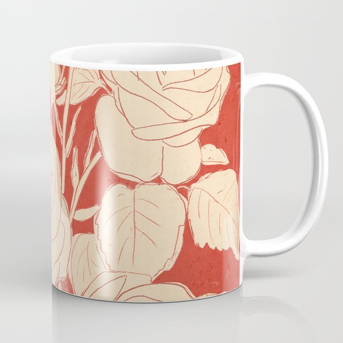 White Roses  Coffee Mug Gallery Image 1
