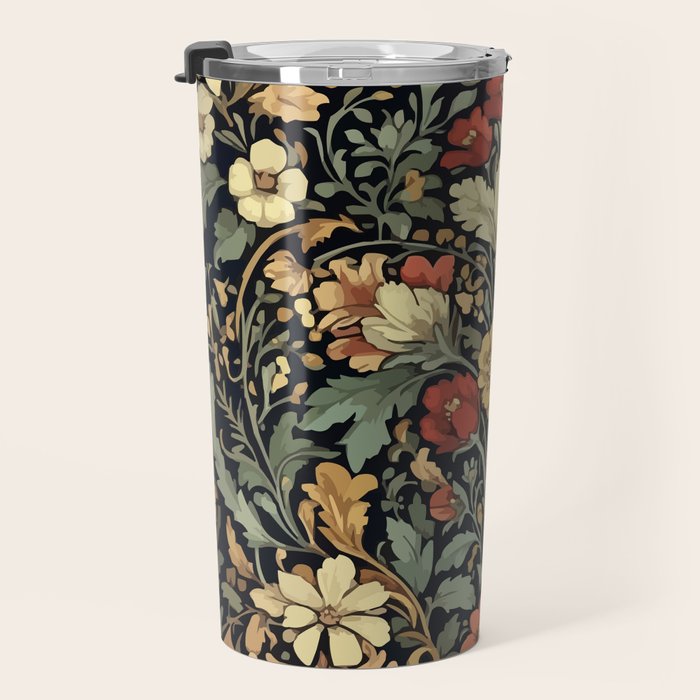Floralia Vintage Bloom Travel Mug Gallery Image 3