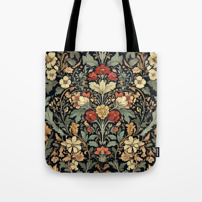 Floralia Vintage Bloom Tote Bag Gallery Image 1