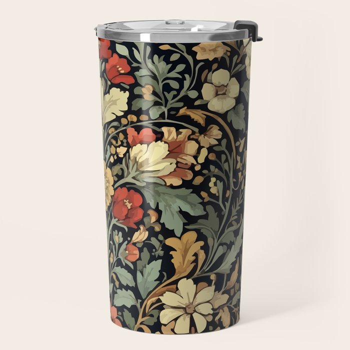 Floralia Vintage Bloom Travel Mug Gallery Image 2