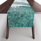 Surfing in the Ocean Table Runner Gallery Image 1