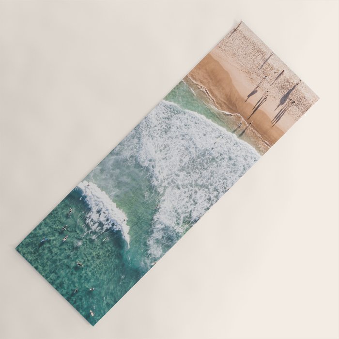 Surfing in the Ocean Yoga Mat Gallery Image 1